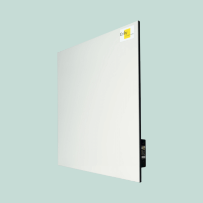 Керамічний обігрівач (60x60 400W) TeploMax CH-400 білий з кнопкою на 8 кв.