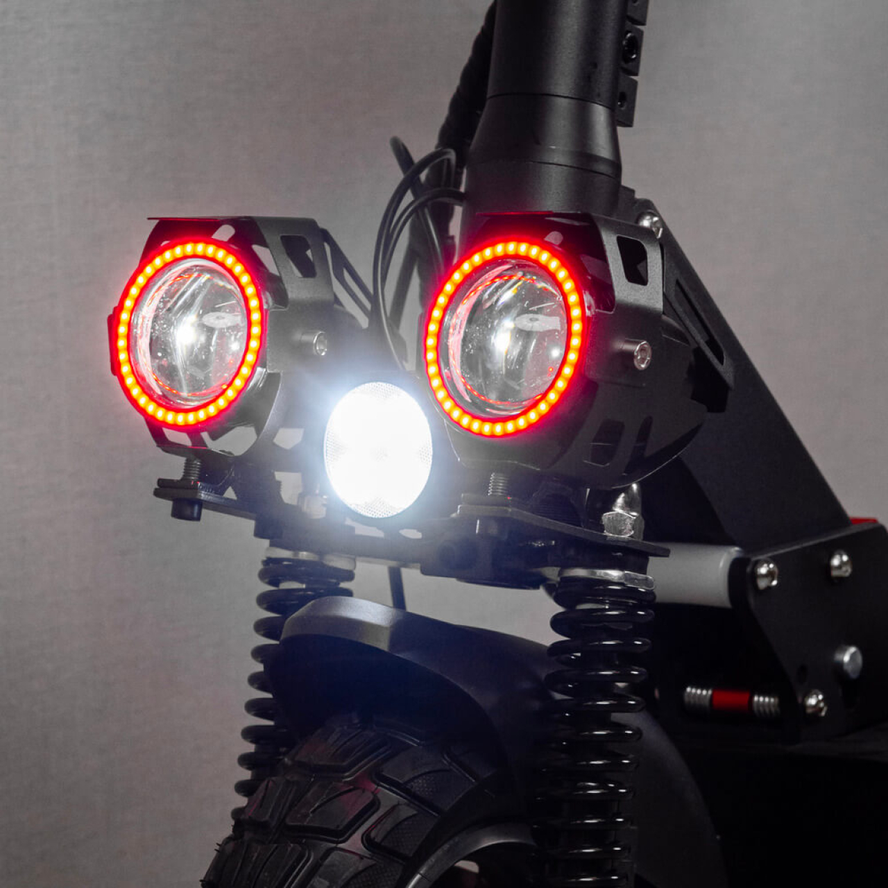 Електросамокат Kugoo Kirin M4 Pro Plus 1200W 48V 18Ah з сидінням, подвійною амортизацією та NFC, Фото 9