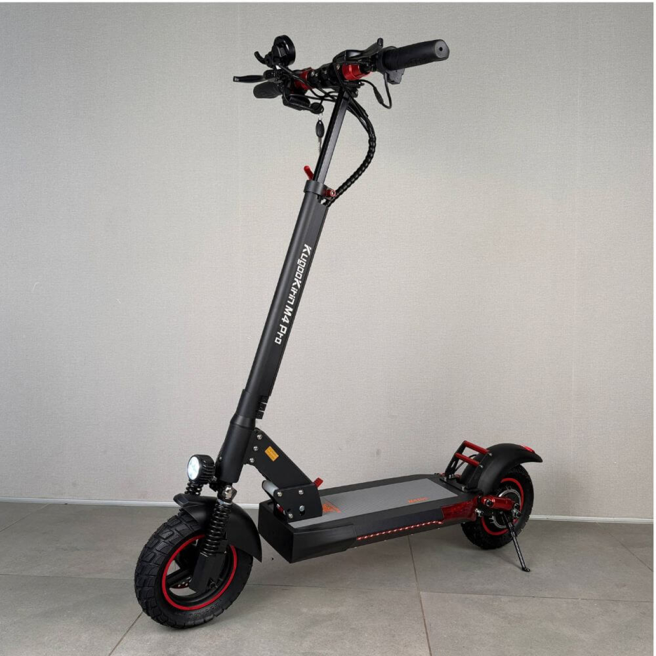 Электросамокат KUGOO KIRIN M4 PRO 1000W 18Ah — до 45 км/ч, 10", без сиденья, Фото 1