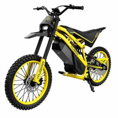 Електровелосипед KUGOO Wish 02 Pro 2500W 60V 27Ah жовтий колір — сучасний транспорт для міста та бездоріжжя