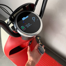 Електровелосипед EVOBIKE UNO 800W 48V 20Ah молочного кольору — двомісна модель із графеновим акумулятором та подвійною амортизацією, Фото 4