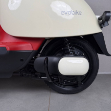 Електровелосипед EVOBIKE UNO 800W 48V 20Ah молочного кольору — двомісна модель із графеновим акумулятором та подвійною амортизацією, Фото 9