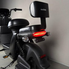 Електровелосипед EVOBIKE YOTA 800W 48V 20Ah, двомісний 14", з подвійною амортизацією, кошиком, чорний, Фото 7