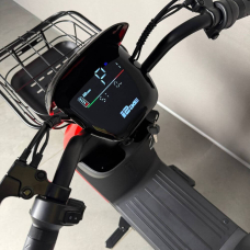 Електровелосипед EVOBIKE YOTA 800W 48V 20Ah, двомісний 14", з подвійною амортизацією, кошиком, червоний, Фото 8