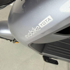 Електровелосипед EVOBIKE YOTA 800W 48V 20Ah, двомісний 14", з подвійною амортизацією, кошиком, сірий, Фото 4