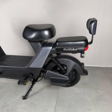 Електровелосипед EVOBIKE YOTA 800W 48V 20Ah, двомісний 14", з подвійною амортизацією, кошиком, сірий, Фото 10