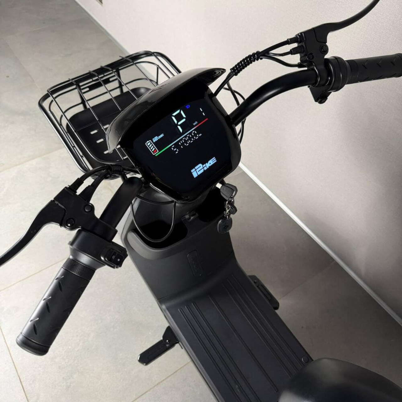 Електровелосипед EVOBIKE YOTA 800W 48V 20Ah, двомісний 14", з подвійною амортизацією, кошиком, сірий, Фото 9