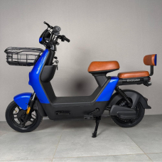 Електровелосипед EVOBIKE YOTA 800W 48V 20Ah, двомісний 14", з подвійною амортизацією, кошиком, синій, Фото 11