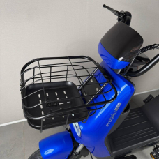 Електровелосипед EVOBIKE YOTA 800W 48V 20Ah, двомісний 14", з подвійною амортизацією, кошиком, синій, Фото 8