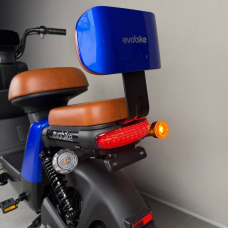 Електровелосипед EVOBIKE YOTA 800W 48V 20Ah, двомісний 14", з подвійною амортизацією, кошиком, синій, Фото 4
