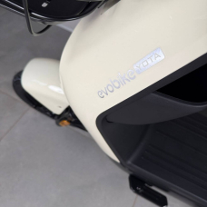 Електровелосипед EVOBIKE YOTA 800W 48V 20Ah, двомісний 14", з подвійною амортизацією, кошиком, молочний, Фото 7