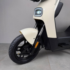 Електровелосипед EVOBIKE YOTA 800W 48V 20Ah, двомісний 14", з подвійною амортизацією, кошиком, молочний, Фото 4