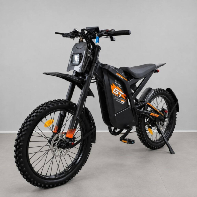 Електровелосипед OUXI GT2000 2000W 48V 30Ah — 19", амортизація, гідравлічні гальма, помаранчевий