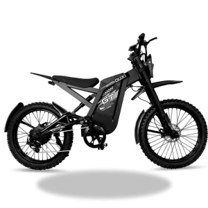 Електровелосипед OUXI GT2000 2000W 48V 30Ah — 19", амортизація, гідравлічні гальма, сірий
