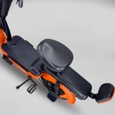 Електровелосипед EVOBIKE Nova MINI 600W 48V 12Ah — двомісний, 14", амортизація, задній привід, помаранчевий, Фото 3