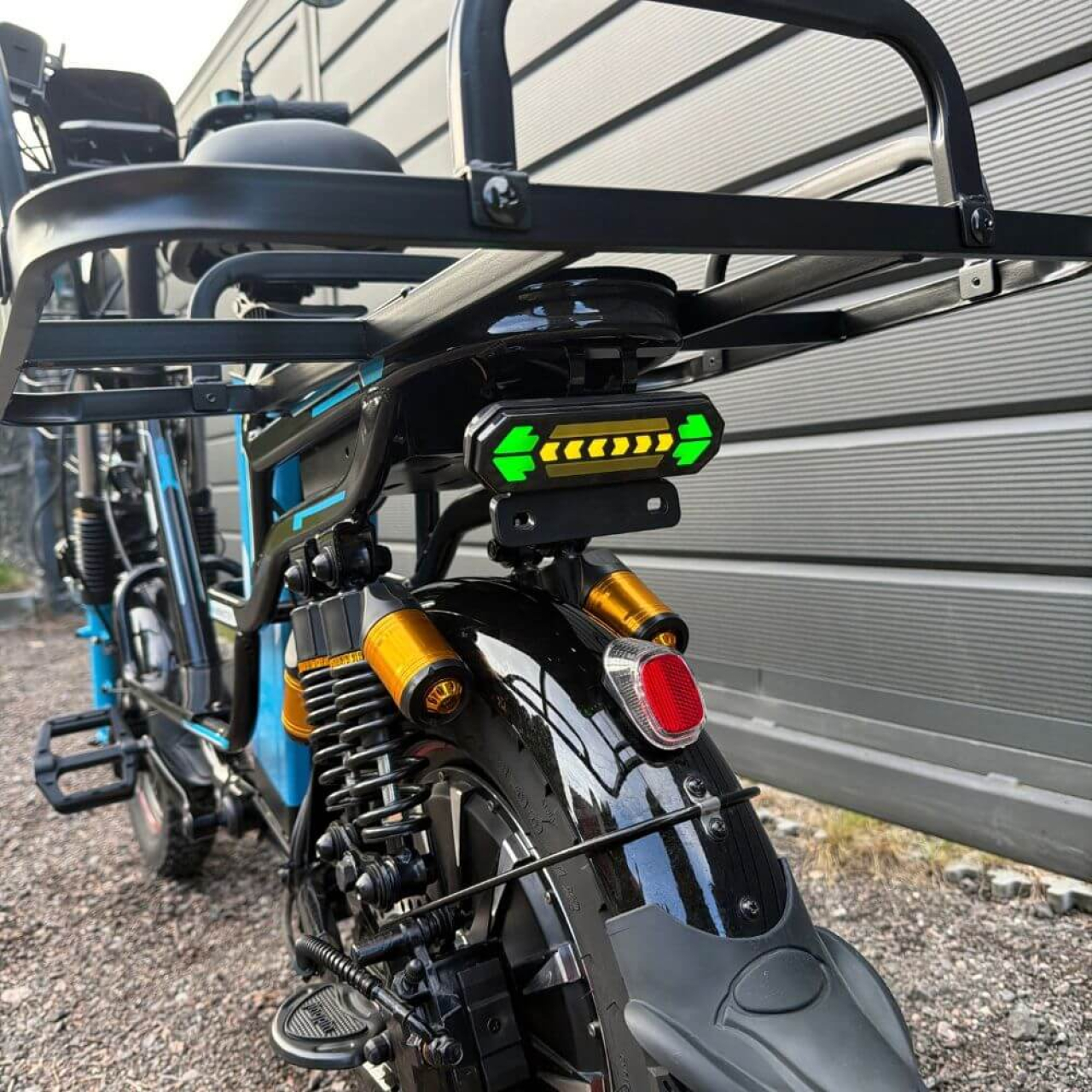 Електровелосипед MINAKO Monster Pro 2000W 60V — 16", до 70 км/год, гідравлічні гальма, Фото 6