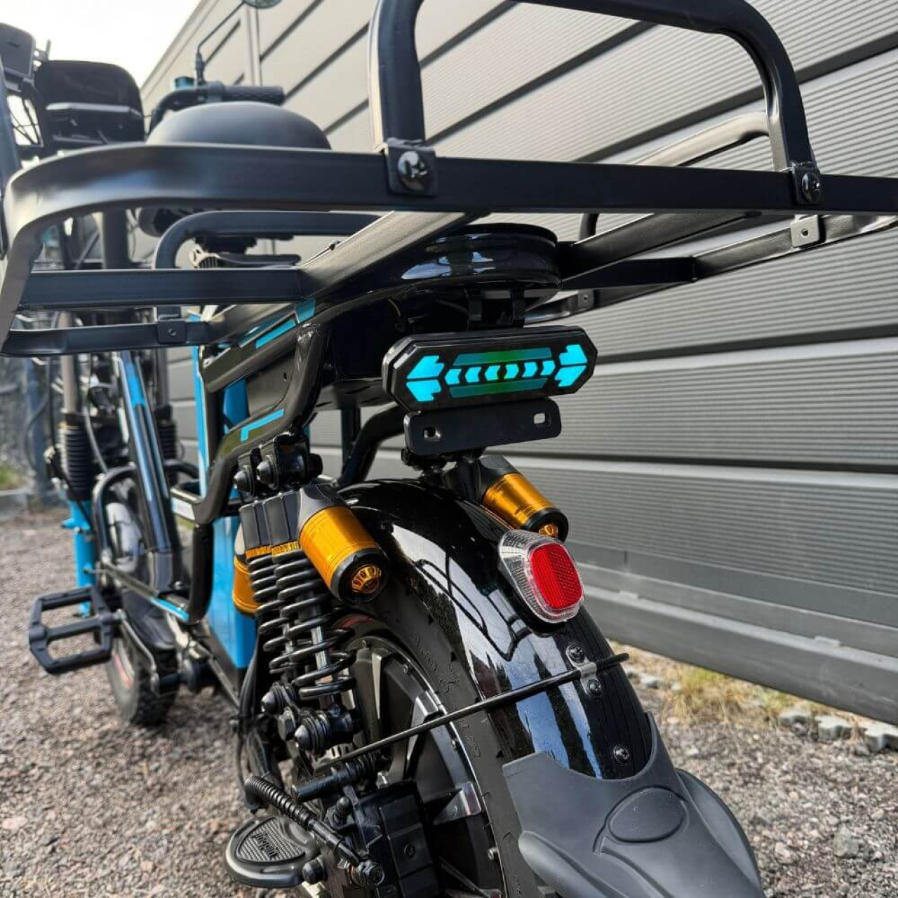 Електровелосипед MINAKO Monster Pro 2000W 60V — 16", до 70 км/год, гідравлічні гальма, Фото 9