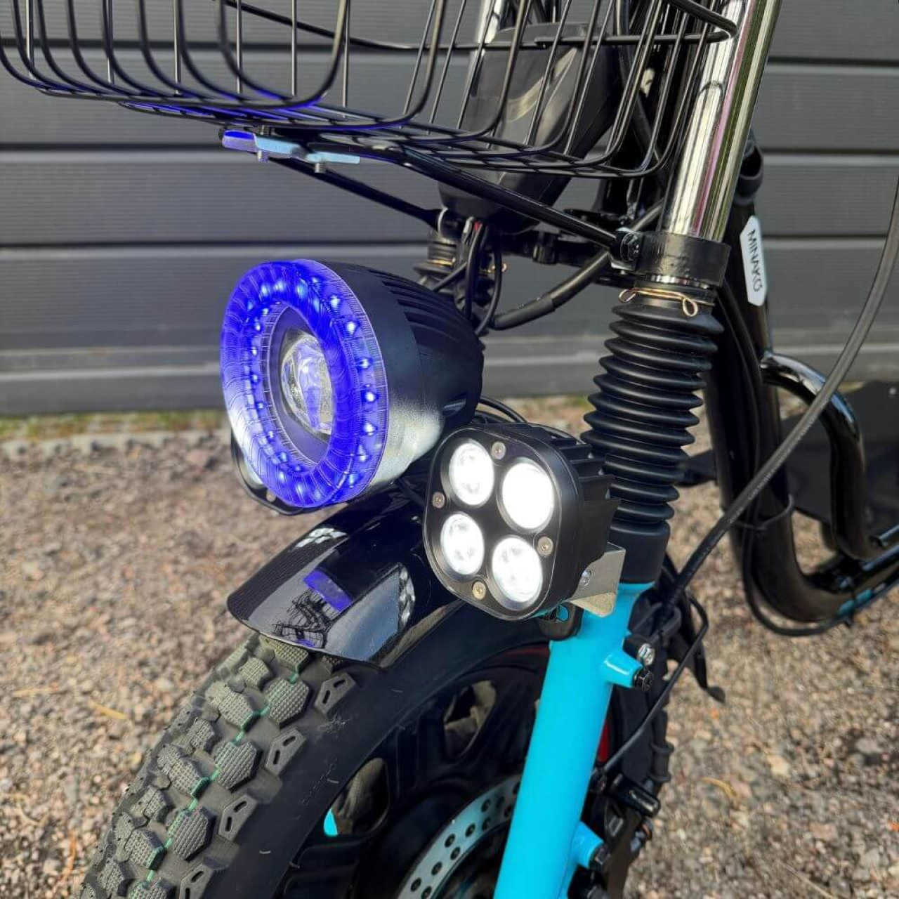 Електровелосипед MINAKO Monster Pro 2000W 60V — 16", до 70 км/год, гідравлічні гальма, Фото 5
