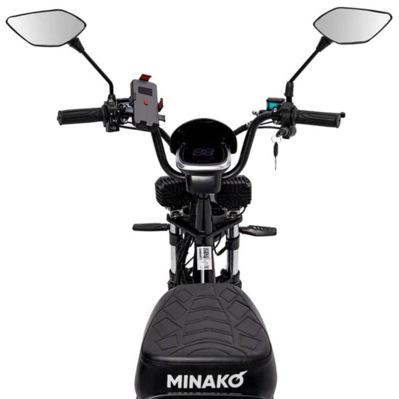 Електровелосипед Minako Titan 2.0 1500W 60V LiFePO4 — 16", задній привід, гідравлічні гальма, синій, Фото 4