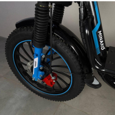Електровелосипед MINAKO Monster MAX 2026 20" 60V 1500W синій з розкладним сидінням - багажником, Фото 2