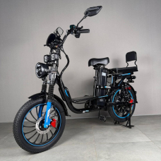 Електровелосипед MINAKO Monster MAX 2026 20" 60V 1500W синій з розкладним сидінням - багажником, Фото 1