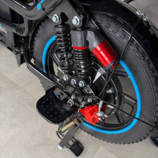Електровелосипед MINAKO Monster MAX 2026 20" 60V 1500W синій з розкладним сидінням - багажником, Фото 12