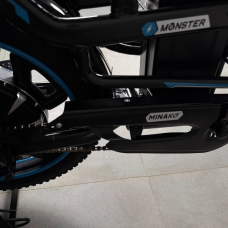 Електровелосипед MINAKO Monster MAX 2026 20" 60V 1500W синій з розкладним сидінням - багажником, Фото 13