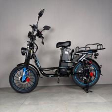 Електровелосипед MINAKO Monster MAX 2026 20" 60V 1500W синій з вантажним багажником, Фото 4
