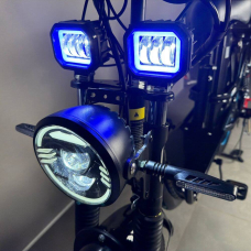Електровелосипед MINAKO Monster MAX 2026 20" 60V 1500W синій з вантажним багажником, Фото 7