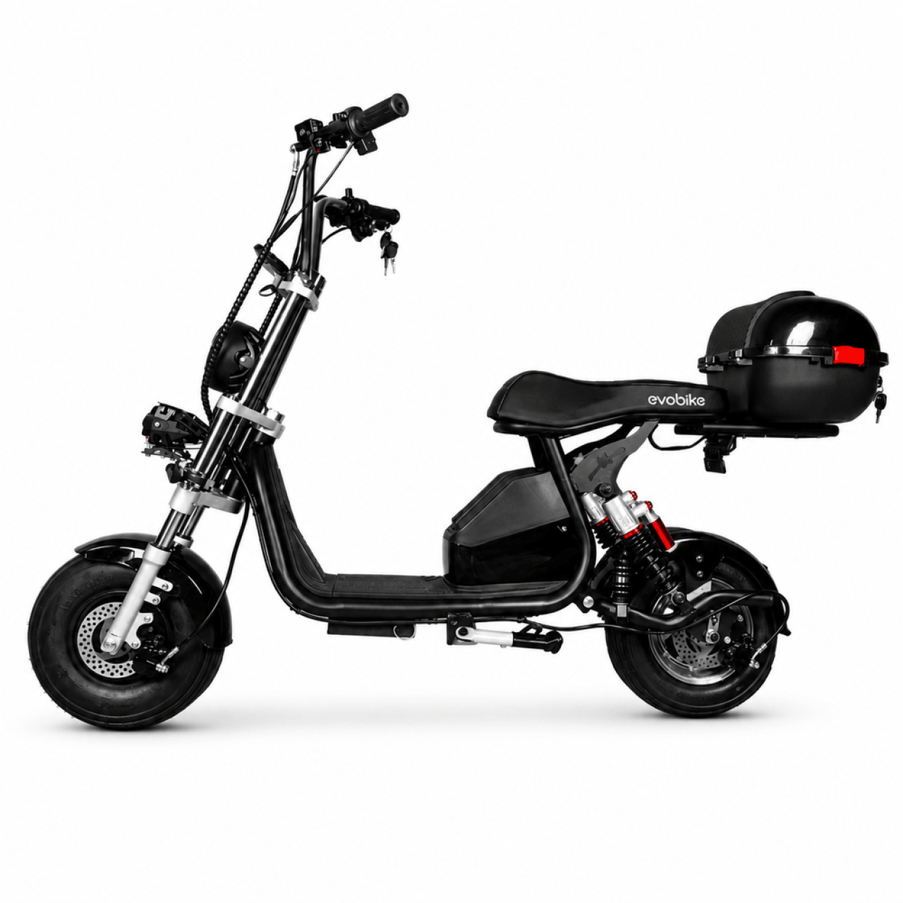 EVOBIKE Spark X2 PRO 48V 24Ah 2000W чорного кольору — потужність, комфорт і сучасні технології, Фото 3