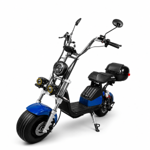 EVOBIKE Spark X2 PRO 48V 24Ah 2000W синього кольору — потужність, комфорт і сучасні технології