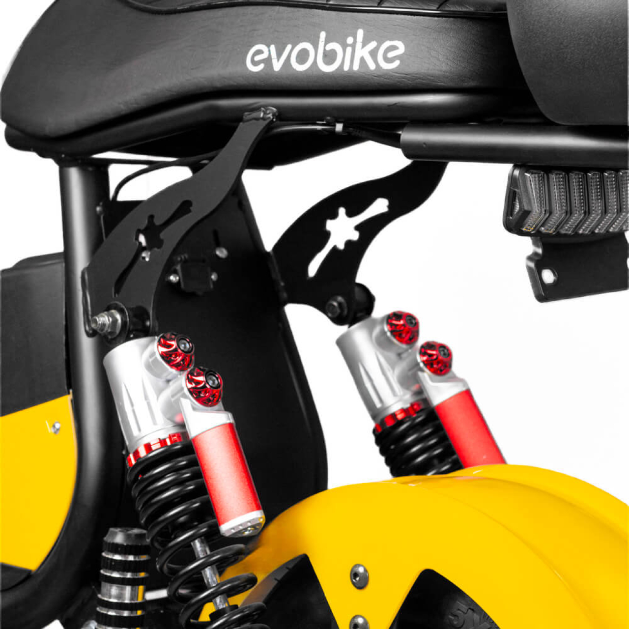 EVOBIKE Spark X2 PRO 48V 24Ah 2000W жовтого кольору — потужність, комфорт і сучасні технології, Фото 10