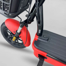 Електровелосипед EVOBIKE Nova PRO 600W 48V 20Ah з амортизацією та колесами 14″ червоний, Фото 4
