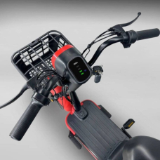 Електровелосипед EVOBIKE Nova PRO 600W 48V 20Ah з амортизацією та колесами 14″ червоний, Фото 6