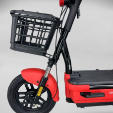Електровелосипед EVOBIKE Nova PRO 600W 48V 20Ah з амортизацією та колесами 14″ червоний, Фото 2