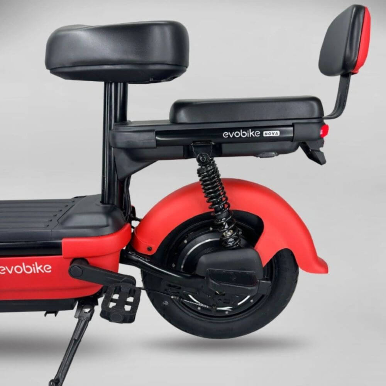 Електровелосипед EVOBIKE Nova PRO 600W 48V 20Ah з амортизацією та колесами 14″ червоний, Фото 3