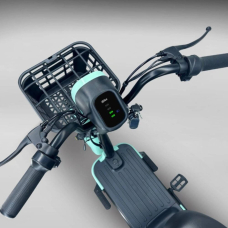Електровелосипед EVOBIKE Nova PRO 600W 48V 20Ah з амортизацією та колесами 14″ бірюзовий, Фото 2
