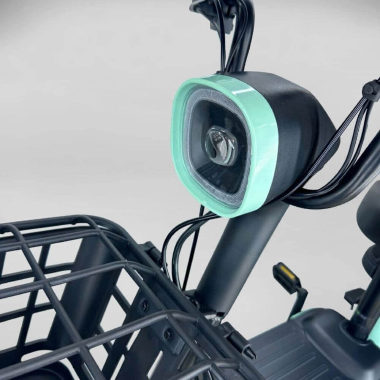 Електровелосипед EVOBIKE Nova PRO 600W 48V 20Ah з амортизацією та колесами 14″ бірюзовий, Фото 6