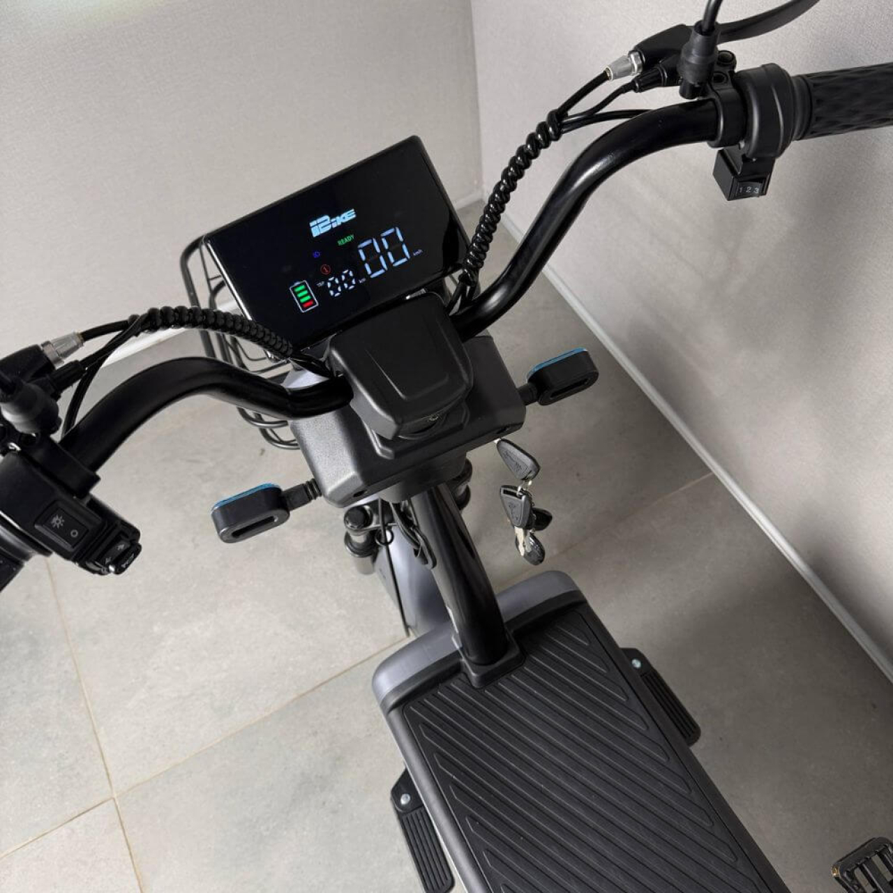 Електровелосипед EVOBIKE Nova S 500W 48V 12Ah графітового кольору з амортизацією та швидкістю до 40 км/год, Фото 8