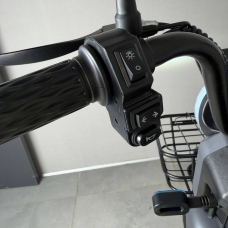 Електровелосипед EVOBIKE Nova S 500W 48V 12Ah графітового кольору з амортизацією та швидкістю до 40 км/год, Фото 7