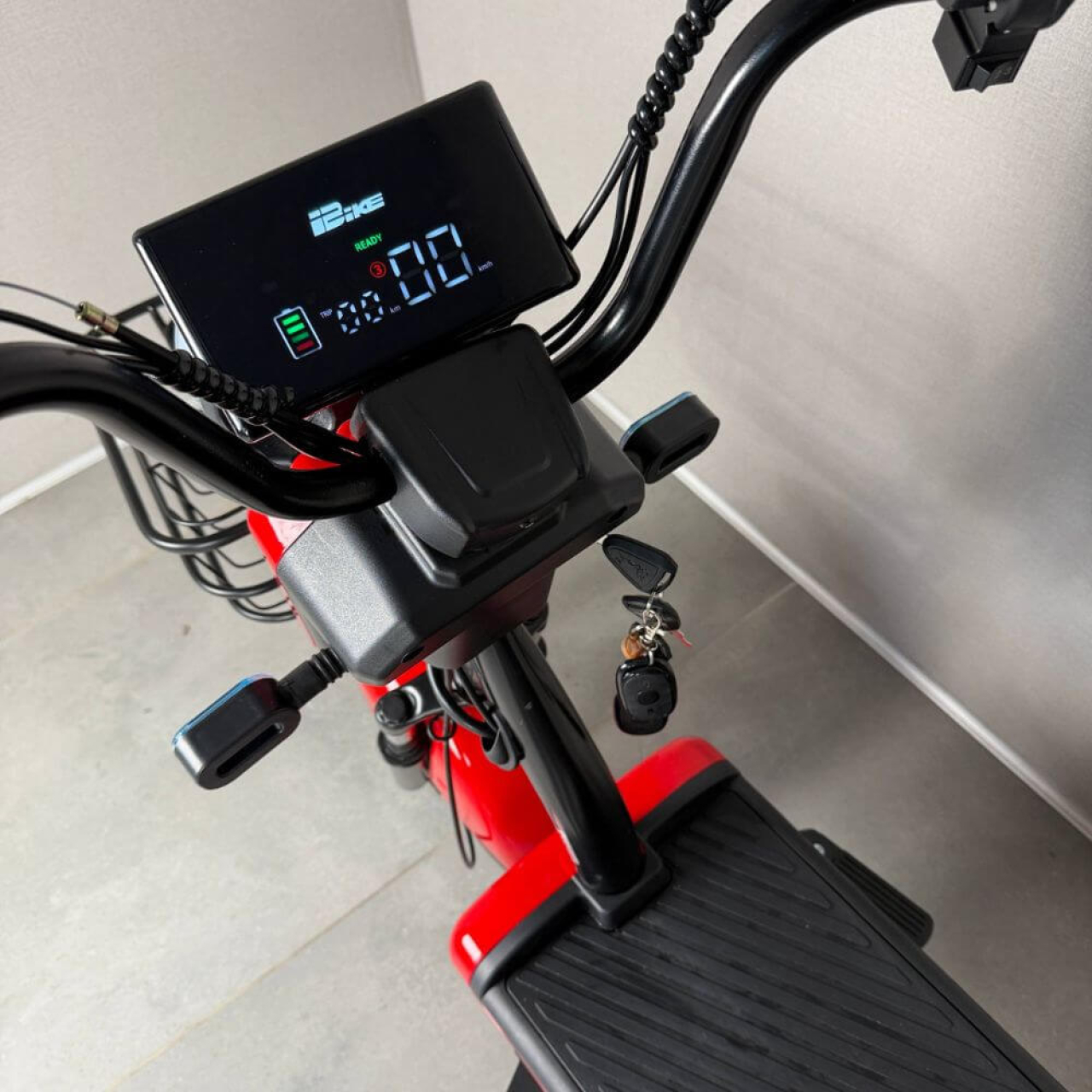 Електровелосипед EVOBIKE Nova S 500W 48V 12Ah червоного кольору з амортизацією та швидкістю до 40 км/год, Фото 4