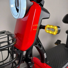 Електровелосипед EVOBIKE Nova S 500W 48V 12Ah червоного кольору з амортизацією та швидкістю до 40 км/год, Фото 5
