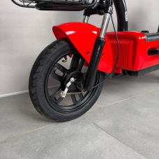 Електровелосипед EVOBIKE Nova S 500W 48V 12Ah червоного кольору з амортизацією та швидкістю до 40 км/год, Фото 7