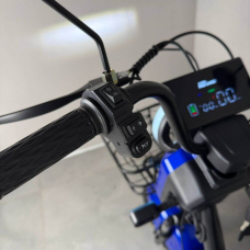 Електровелосипед EVOBIKE Nova S 500W 48V 12Ah синього кольору з амортизацією та швидкістю до 40 км/год, Фото 10