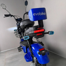 Електровелосипед EVOBIKE Nova S 500W 48V 12Ah синього кольору з амортизацією та швидкістю до 40 км/год, Фото 3