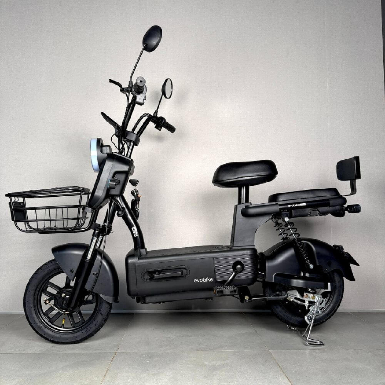 Електровелосипед EVOBIKE Nova S 500W 48V 12Ah чорного кольору з амортизацією та швидкістю до 40 км/год, Фото 2