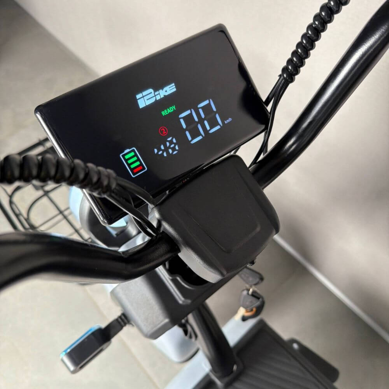 Електровелосипед EVOBIKE Nova S 500W 48V 12Ah глянцевого світло-сірого кольору з амортизацією та швидкістю до 40 км/год, Фото 10