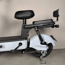 Електровелосипед EVOBIKE Nova S 500W 48V 12Ah глянцевого світло-сірого кольору з амортизацією та швидкістю до 40 км/год, Фото 11