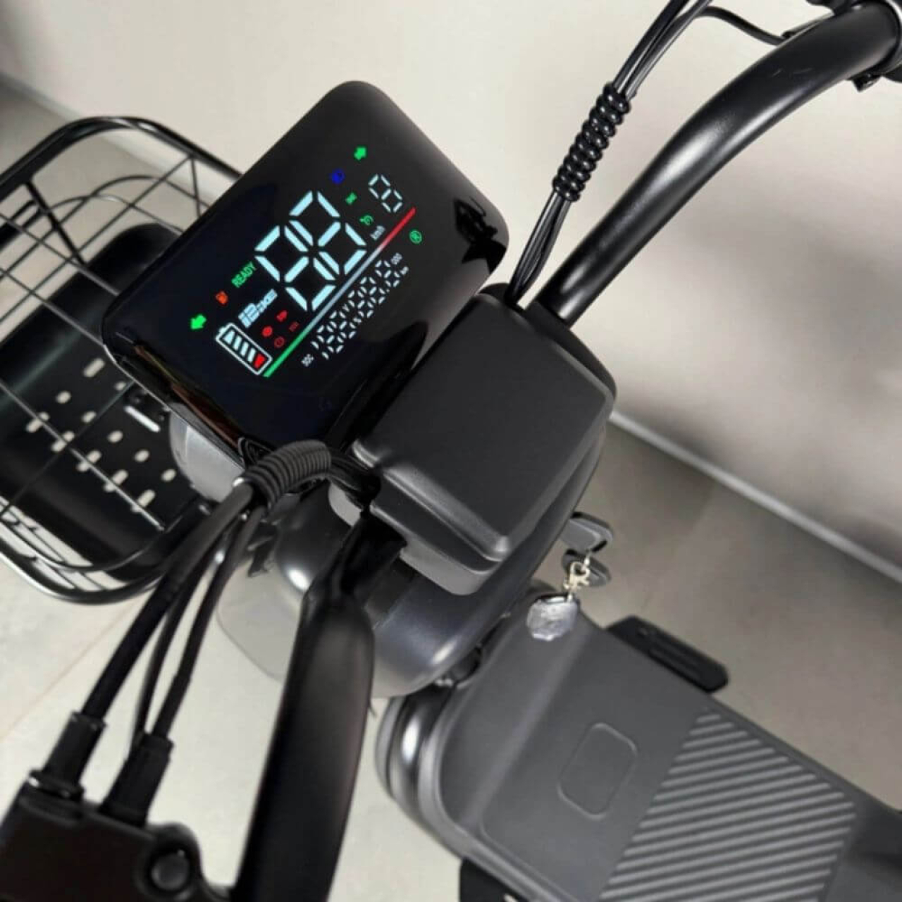 EVOBIKE Atlas 600W 48V 20Ah Чёрный — электровелосипед для ежедневных поездок по городу, Фото 8