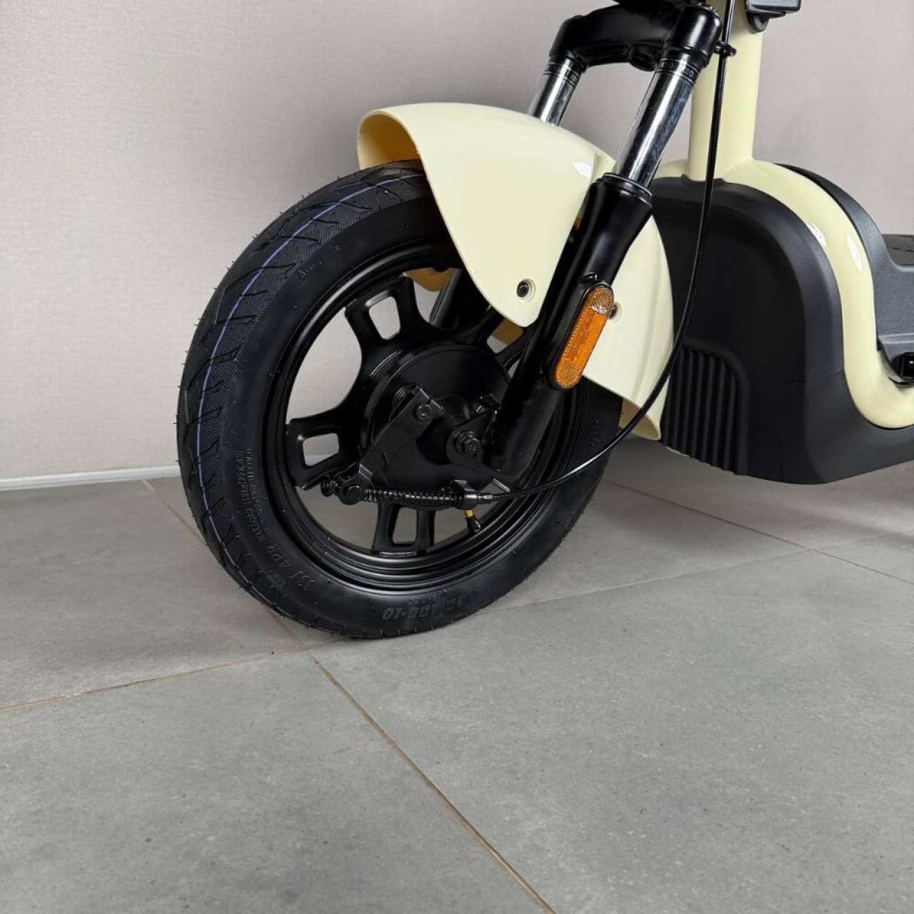 EVOBIKE Atlas PRO 14" 800W 60V 20Ah — электровелосипед с графеновым аккумулятором, до 30 км/ч, молочный, Фото 6
